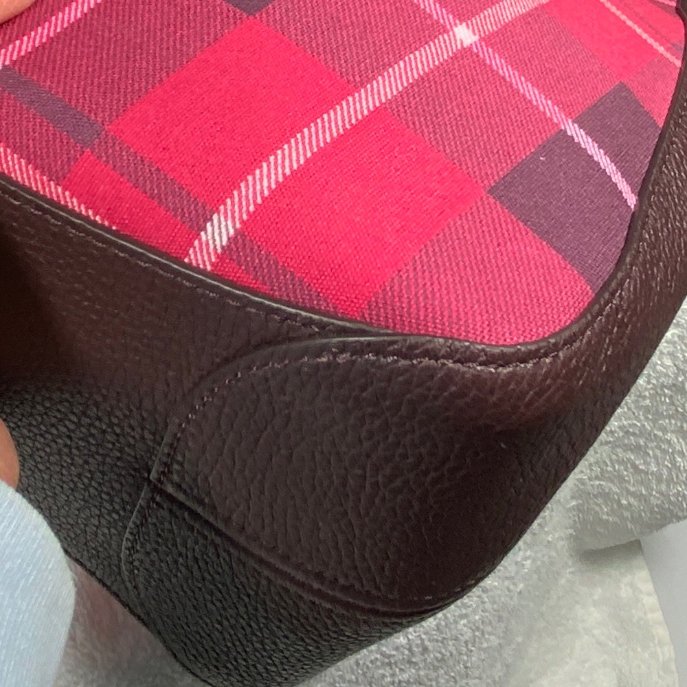 NWOT ♠️ Kate Spade Plaid Leila Medium Triple Compartment Shoulder Bag - Picture 11 of 14